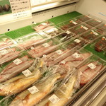 道の駅アリストぬまくま - 鮮魚類販売