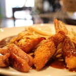 papaboo  - 手作り海老フライ＆ソーセージ