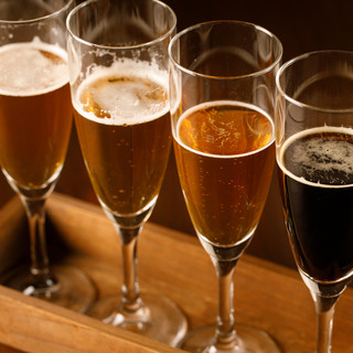 ペアリングの提案も。クラフトビールの美味しさを存分に味わって
