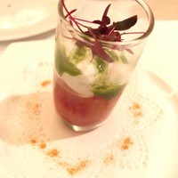 クラシコ・クッチーナ・イタリアーナ - あまおうとモッツァレラチーズのムース