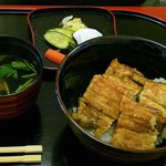 うなぎ どぜうや - うな丼、肝吸い付き