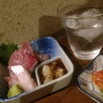 うけもち - ほやとカンパチ。