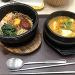 ポジャギ - 石焼ビビンバ&
            純豆腐(スンドゥブ)セット 1,360円(税込)