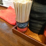 らーめん 鶏喰 - 本物のつまようじ