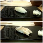 鮨 おくの - やりいか、北寄貝