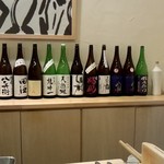 鮨 おくの - お酒の種類は多いです！