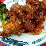 大阪王将 - 鳥のピリ辛甘酢？やったかな