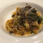 OsteriaLASTRICATO - エゾシカのパスタ