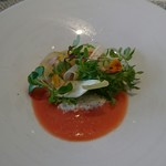 ビュー＆ダイニング コトシエール - 季節のカルパッチョ　蟹とトマト