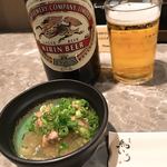 焼鳥処 鳥いろ - 瓶ビールとお通し