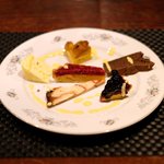 プールトワ - ランチコース 1900円 のデザート6種盛り合わせ