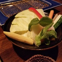 北新地　串かつ凡 - キャベツ替りの野菜