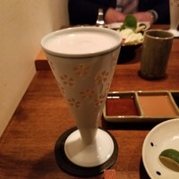 北新地　串かつ凡 - 生ビール