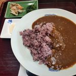 文化の陶 四季舎 - 「黒米カレー膳」600円