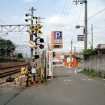 レストラン タガミ - 駐車場はＪＲ山崎駅北方面