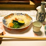 英ちゃん冨久鮓 - おこぜ薄造り