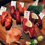 町屋個室×肉バル ジビエズマーケット - ジビエ寿司5種10貫盛り