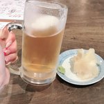 大衆食堂フクロウ - ガリわさび