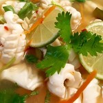 Siam Square - イカのライムジュース炒め