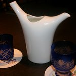 おしゃれな器に入った伊東の地酒♪