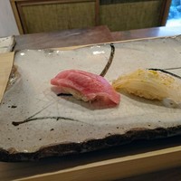 鮨 かず矢 - トロ、やり烏賊