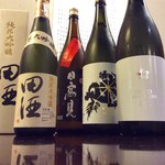 四季旬菜 ふくふく - 田酒　日高見　鳩正宗　龍力　