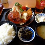 サンジェルマン - 手づくりハンバーグ＆白身魚フライ　1