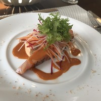 唐草館 - ◇メイン/【りんごでスモークをしたサーモンソテー】