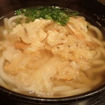 にい島 - 「ゴボウ天うどん」（550円）