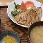 どんべ - 豚生姜焼き定食