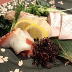 雫庵 - お造り盛合せ