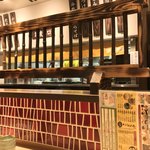 味奈登庵 - カウンター席はこんな感じ