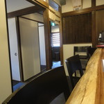 すし 紺や - カウンター席