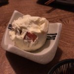 燗アガリ - クリームチーズいぶりがっこ