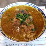 三茶酒家 香港バル213 - カレー牛バラ麺