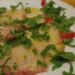 カサレッチョ - 燻製メカジキのカルパッチョ