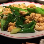 TAPAS桜台 - 九条ネギと卵炒め