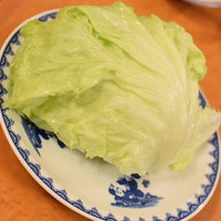 横浜中華街 北京飯店 - レタスを巻いて（プラス５００円＋税）２０１８年２月