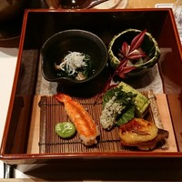 個室会席 北大路 銀座本店 - 前菜盛り合せ