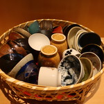こころや - お猪口は選べます