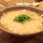 荒木町たつや - お鍋の出汁を使ったおじや