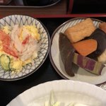 寿味 - 2018.2.6  ミックスフライ定食〜小鉢