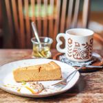 キトカフェ - キャラメルチーズケーキ、チャイ