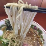 麺処ほん田 - 低加水ストレート中細麺
