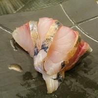 東鮨 新店 - 関あじ刺身（￥１０８０）