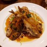 中国料理 向来  - 小鯵素揚げ