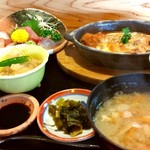 四季の味 わらく - お昼の御膳、おかわり一杯まで無料、食後コーヒー、紅茶付き