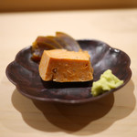 鮨 あらい - 鮟肝と奈良漬け