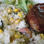 キッチン すずたとうげ - ハンバーグピラフZOOM