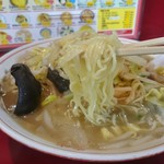 蓬来軒 - かなり細い麺（タンメン）